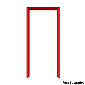 Marco Porta Corta Fogo Vermelho Chumbado 90x210 Portex