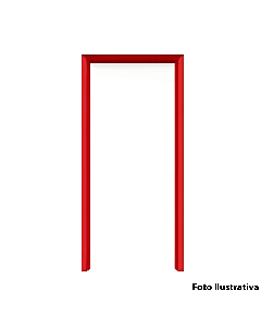 Marco Porta Corta Fogo Vermelho Chumbado 80x210 Portex