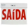 Placa de sinalização saída de emergência LED SLIM autônoma 26,1 x 22,1cm - duas faces Placa de sinalização saída de emergência LED SLIM autônoma 26,1 x 22,1cm - duas faces