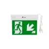 Placa de sinalização saída de emergência LED autônoma 24x18 Placa de sinalização saída de emergência LED autônoma 24x18